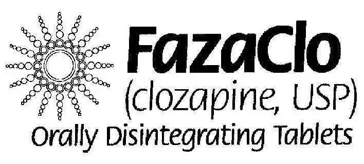 Trademark Logo FAZACLO (CLOZAPINE, USP) ORALLY DISINTEGRATING TABLETS