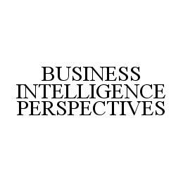  BUSINESS INTELLIGENCE PERSPECTIVES