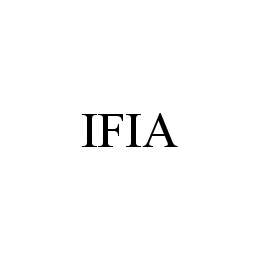 Trademark Logo IFIA