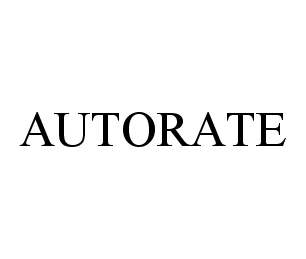 Trademark Logo AUTORATE