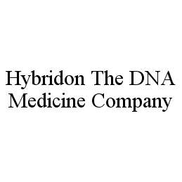  HYBRIDON THE DNA MEDICINE COMPANY