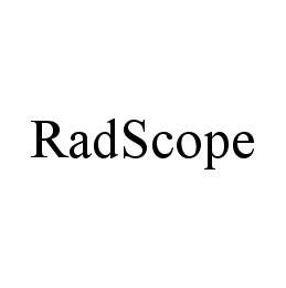 Trademark Logo RADSCOPE