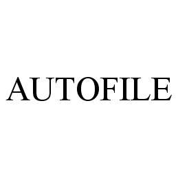 Trademark Logo AUTOFILE