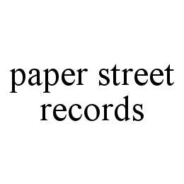  PAPER STREET RECORDS