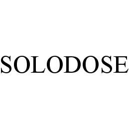 Trademark Logo SOLODOSE