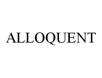  ALLOQUENT