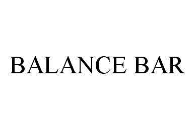 BALANCE BAR