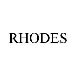  RHODES