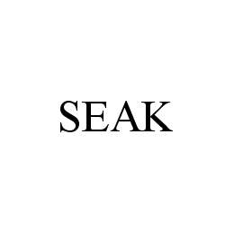 Trademark Logo SEAK