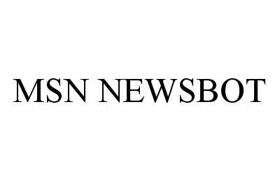 Trademark Logo MSN NEWSBOT