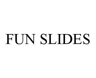 Trademark Logo FUN SLIDES