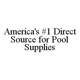 Trademark Logo AMERICA'S #1 DIRECT SOURCE FOR POOL SUPPLIES