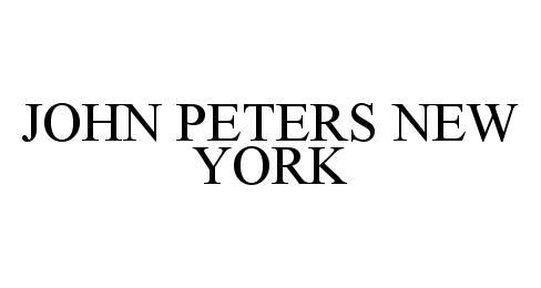 Trademark Logo JOHN PETERS NEW YORK