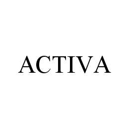 Trademark Logo ACTIVA