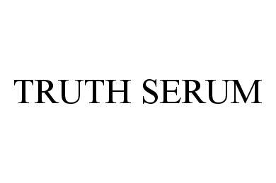 Trademark Logo TRUTH SERUM