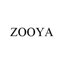 Trademark Logo ZOOYA