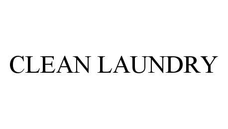CLEAN LAUNDRY