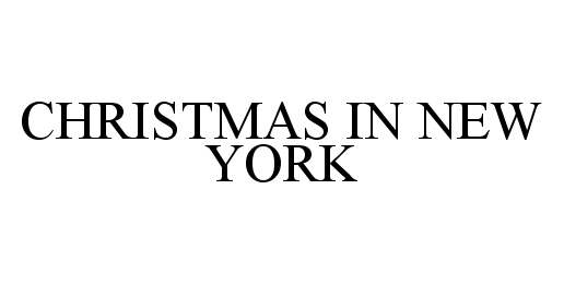 CHRISTMAS IN NEW YORK