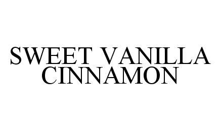  SWEET VANILLA CINNAMON