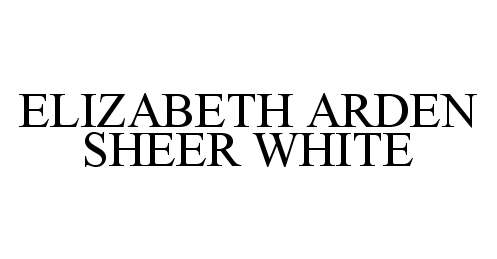  ELIZABETH ARDEN SHEER WHITE