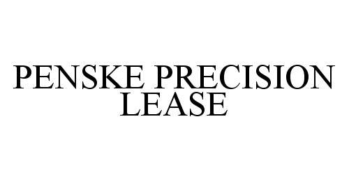 Trademark Logo PENSKE PRECISION LEASE