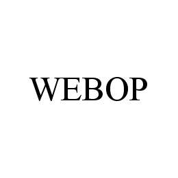 Trademark Logo WEBOP