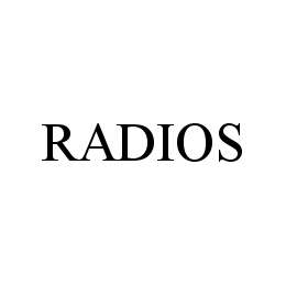 Trademark Logo RADIOS