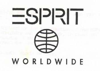 Trademark Logo ESPRIT WORLDWIDE