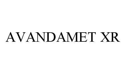 Trademark Logo AVANDAMET XR