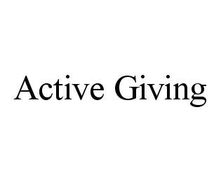  ACTIVE GIVING