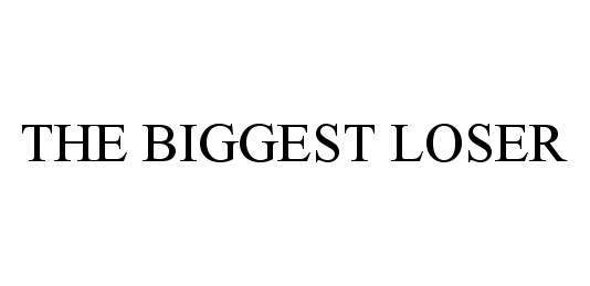 Trademark Logo THE BIGGEST LOSER