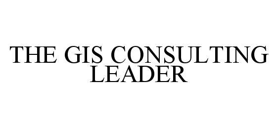  THE GIS CONSULTING LEADER