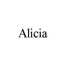 Trademark Logo ALICIA