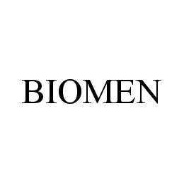 Trademark Logo BIOMEN