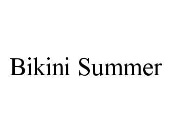 Trademark Logo BIKINI SUMMER