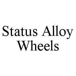 Trademark Logo STATUS ALLOY WHEELS