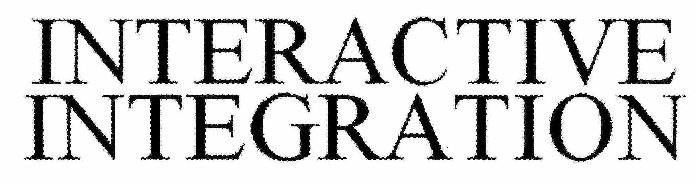 Trademark Logo INTERACTIVE INTEGRATION