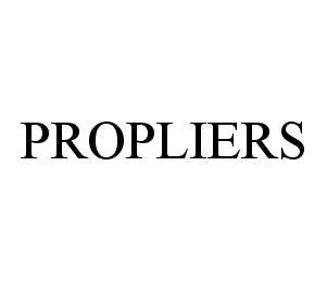  PROPLIERS