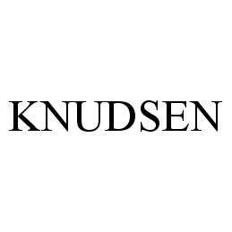 Trademark Logo KNUDSEN