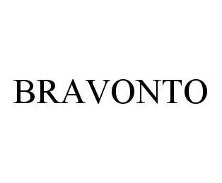 Trademark Logo BRAVONTO