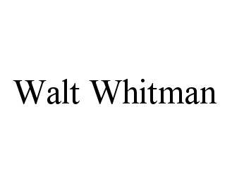  WALT WHITMAN