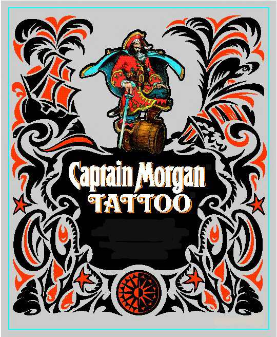  CAPTAIN MORGAN TATTOO