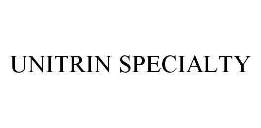 Trademark Logo UNITRIN SPECIALTY