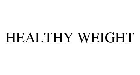 Trademark Logo HEALTHY WEIGHT