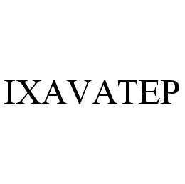 Trademark Logo IXAVATEP