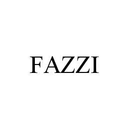 Trademark Logo FAZZI