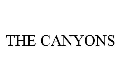 THE CANYONS