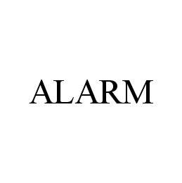 Trademark Logo ALARM