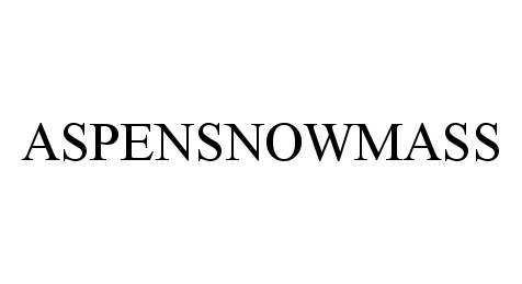 Trademark Logo ASPENSNOWMASS