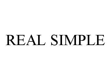 Trademark Logo REAL SIMPLE